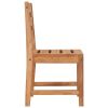 Patio Chairs 6 pcs Solid Wood Teak